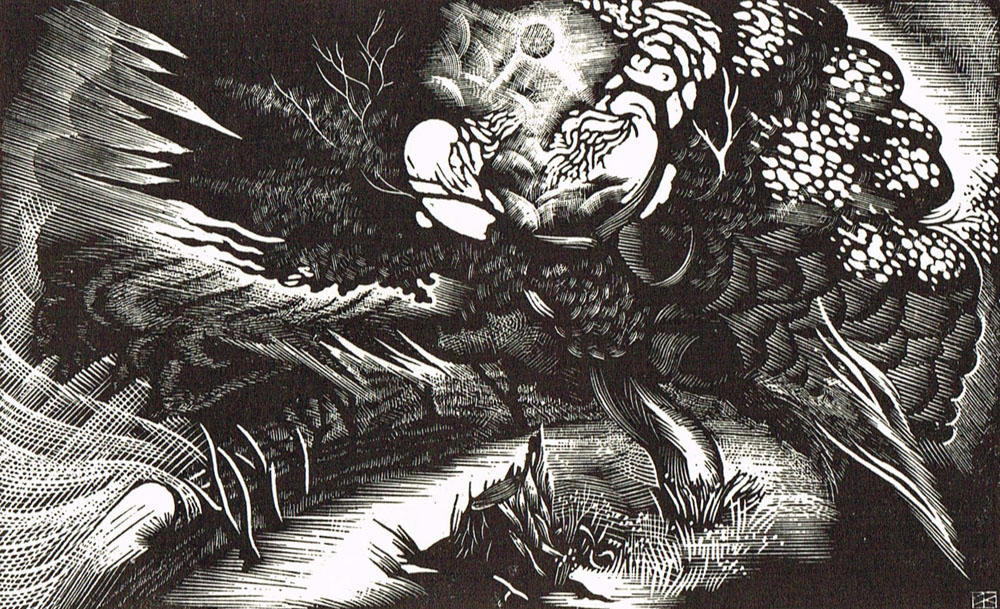 «Літо». 1988. Гравюра на пластику